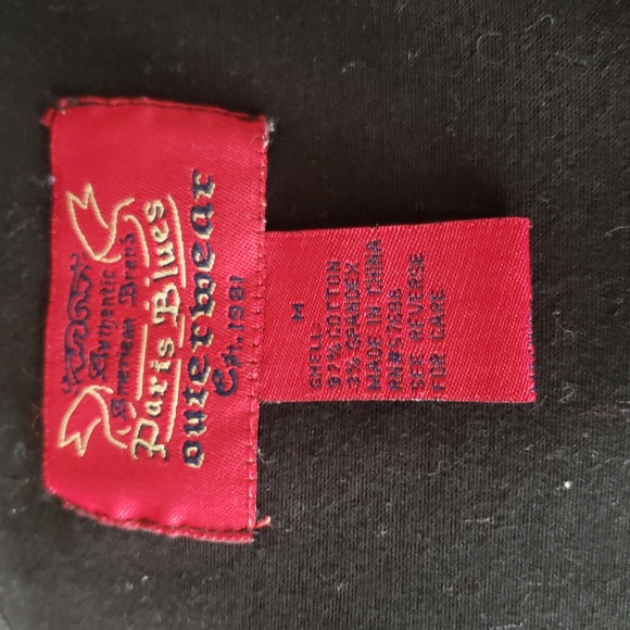 90's/Y2K Paris Blues Cropped Large Buttons Jacket Size Medium - Picture 9 of 12